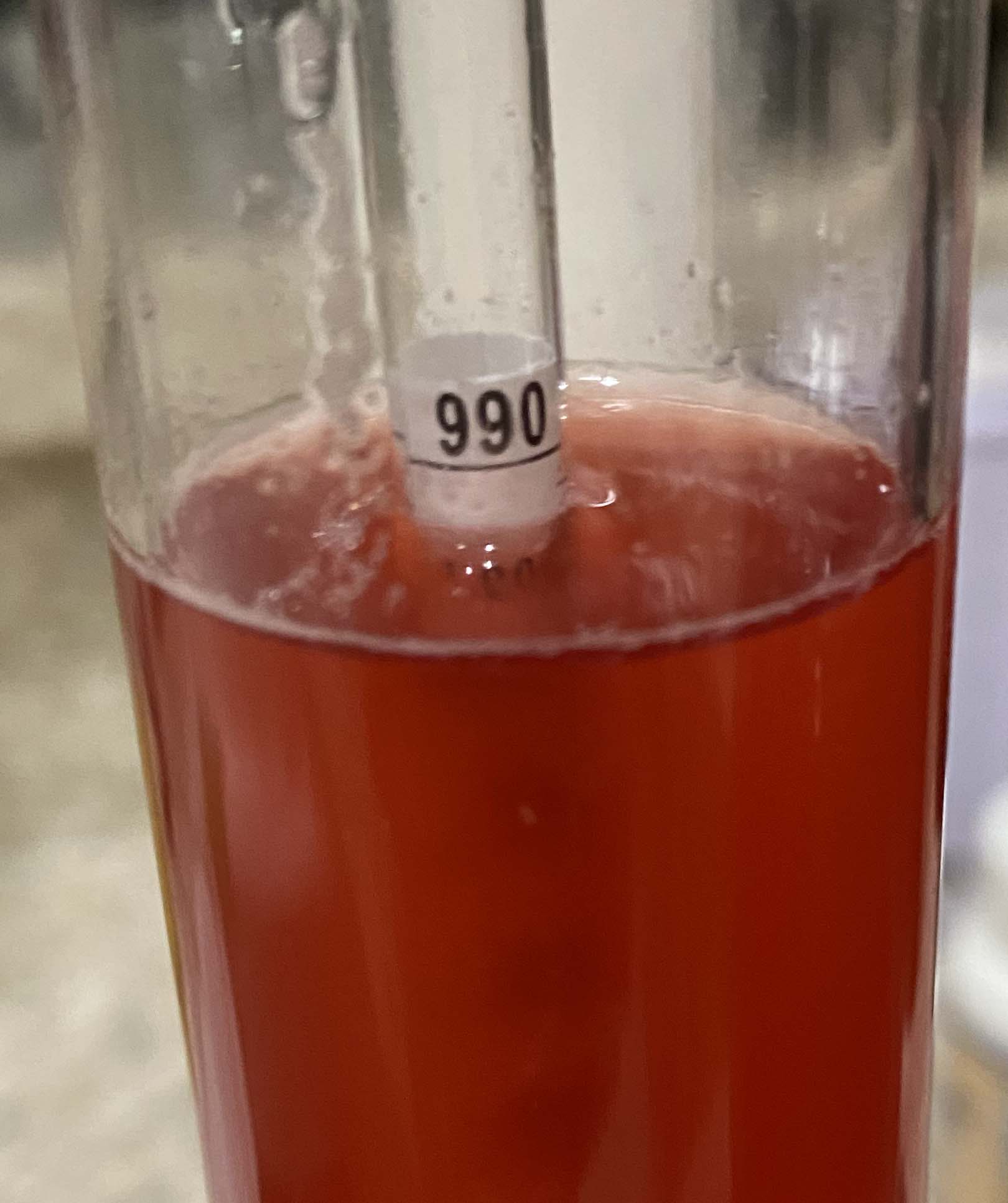 0.095 hydrometer reading